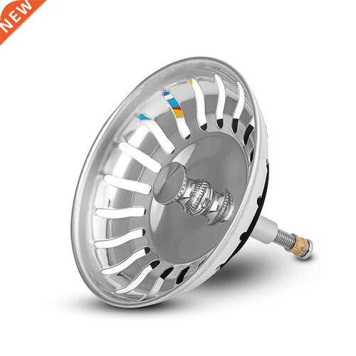 1PC Stainless Steel Waste Plug Sink Filter Hair Catcher Drai