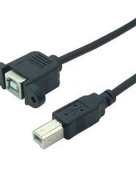 1PCS Right Angle USB Type B male to USB B female Printer Pa