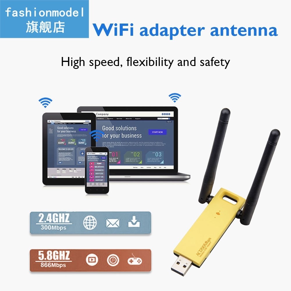 USB 3.0 WiFi Wireless Network Adapter 802.11 n/ac Mini Wifi