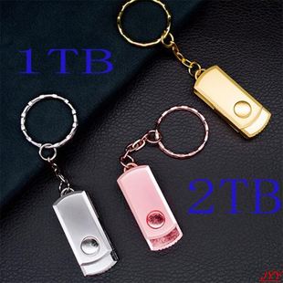 Brand new flash drive 1TB 2TB pen drive waterproof silver U