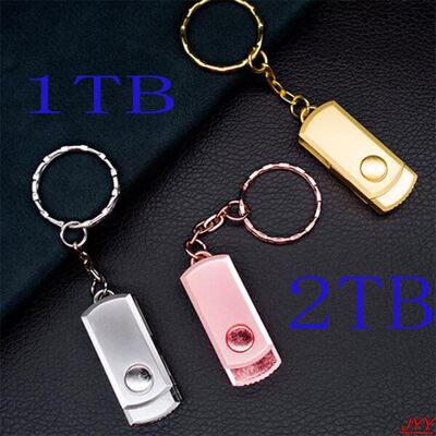 Brand new flash drive 1TB 2TB pen drive waterproof silver U