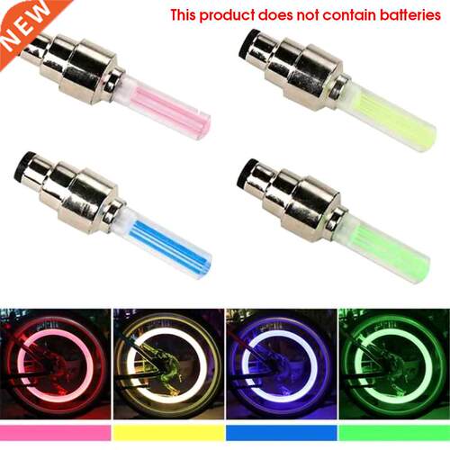 Neon Bike Spoke Light Road Bicycle Motorcycle Car Tire Nozzl