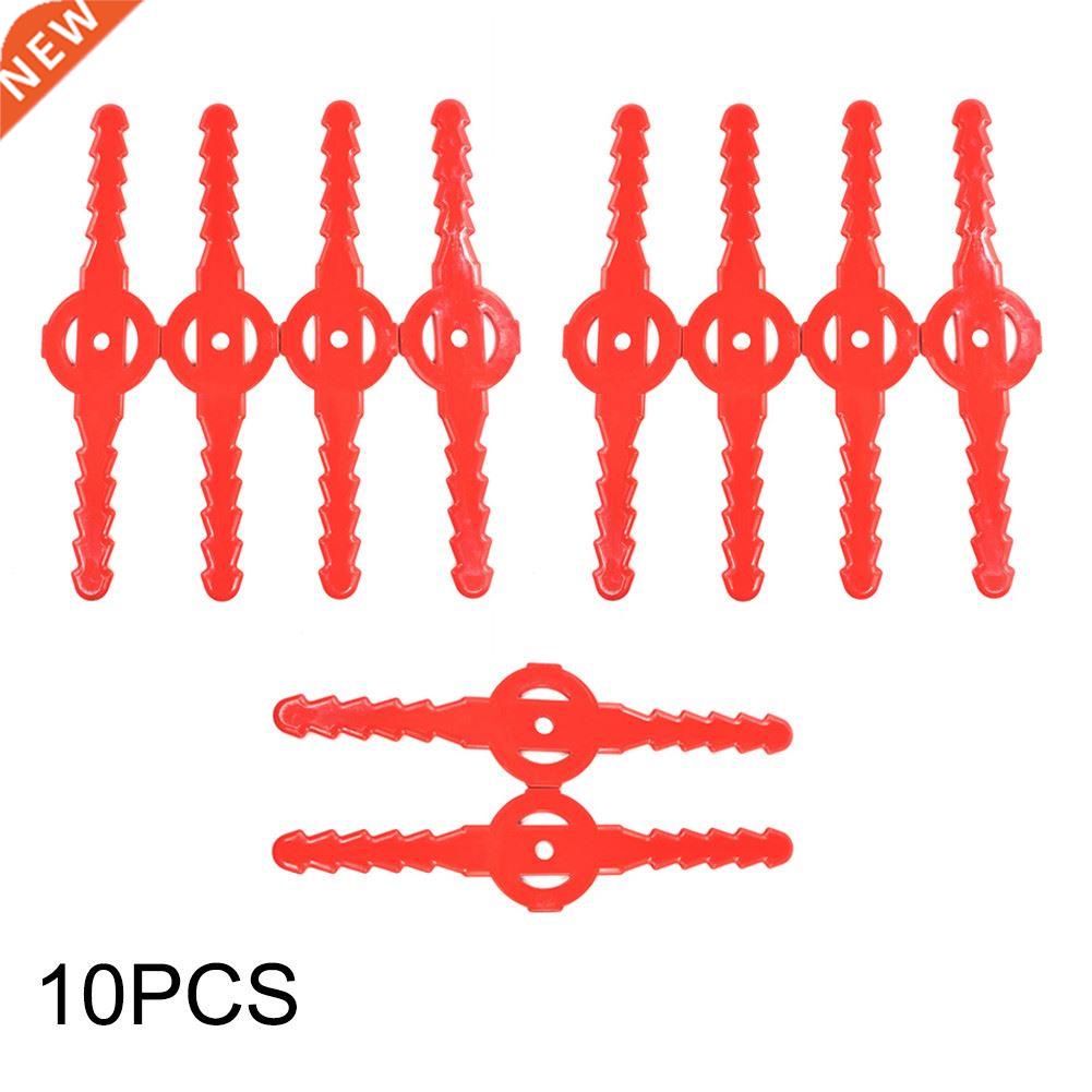 10Pcs Brushcutter Plastic Blade Grass Trimmer Head Replaceme