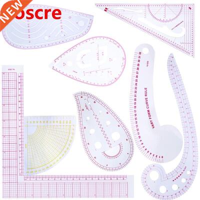 21 PCS Fashion Pattern Design Ruler-Sewing Rules With Stitch