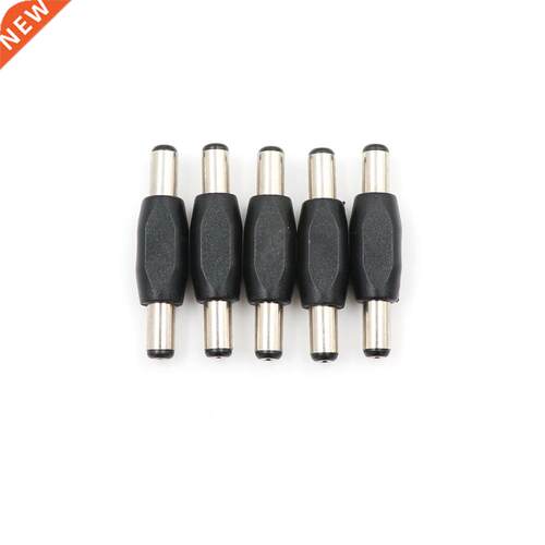 5pcs DC Power Plug Connector Mle To Mle Pnel Mounting Plu