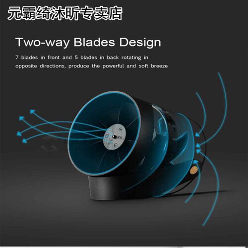 Original Xiaomi VH USB Fan Mini Portable Desk Cycle Fan PC