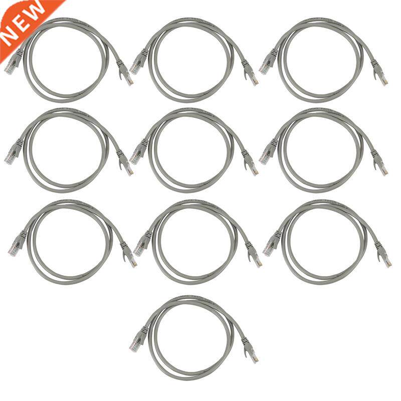 10Pcs/Lot 3.3FT CAT6 UTP Round Cable Ethernet Cables Network - 实物图