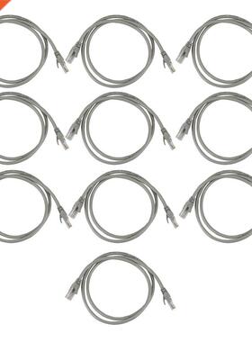 10Pcs/Lot 3.3FT CAT6 UTP Round Cable Ethernet Cables Network