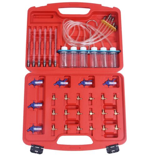 6 Cylinder crude oil Injector Flow Test Meter Adaptor Set Co