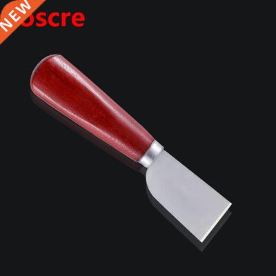 Professional Leather Cutting Knife With Wooden Handle Leath