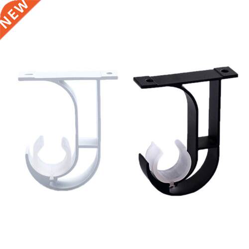 4pcs ron Curtan Rod Brackets Roof Mounted Wndow Hardware