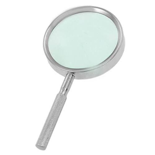 65mm Diameter Lens Tone Grip Hand Held 6X Metal Magnifying G
