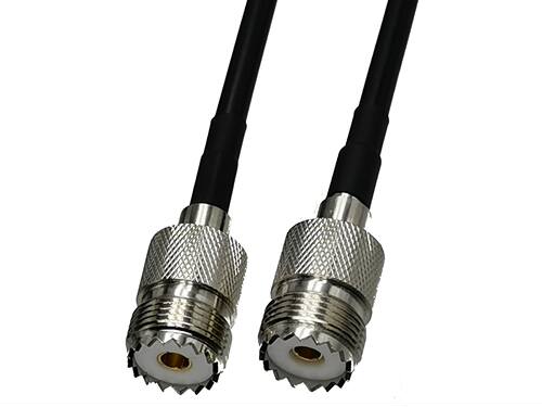 1pcs RG58 UHF Female Jack to UHF SO239 Female Jack RF Coaxia