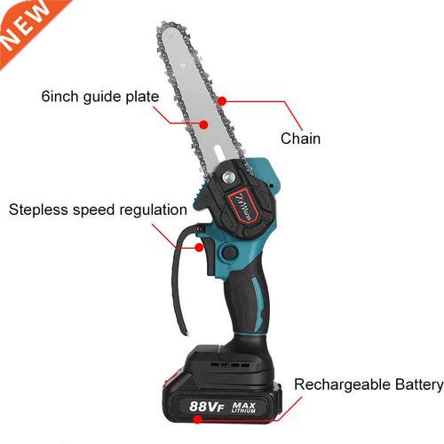 KiWarm 6 Inch 000W 88V Mini Pruning Saw Electric Chainsaws