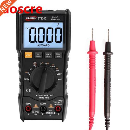 Digital Multimeter Handheld Multi Meter True RMS Measuring V
