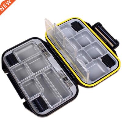 12 Compartments Plastic Fishing Box Bait Two-color Fishing T