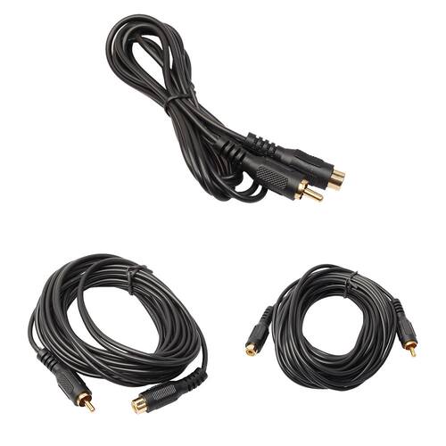 RCA Male to RCA Female M/F Audio Composite Extension Cable S
