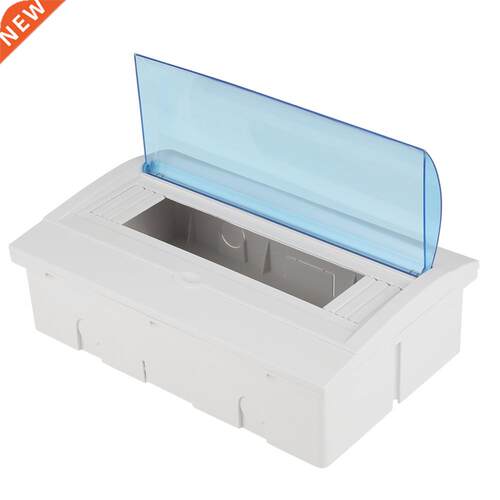 1pc Plaic Diribution Protection Box For 9-12 Ways Circui