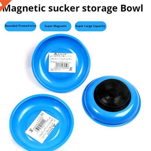 6 inch Circle Stainless Steel Magnetic Parts Bowl Tool Tray