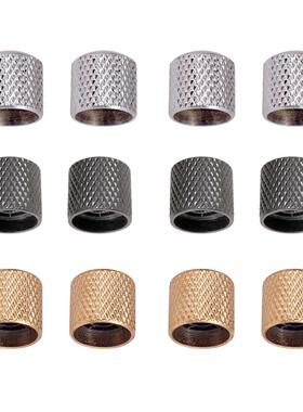 Pack of 4 PCS Iron Electric Guitars Volume Tone Knobs Button