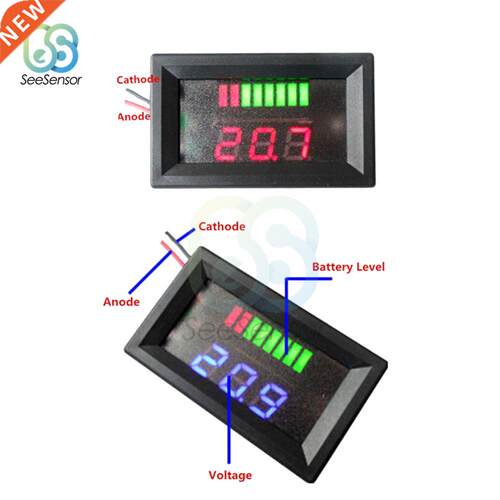 6V 12V 24V 36V 48V ACD Lead Battery Charge Level ndcator
