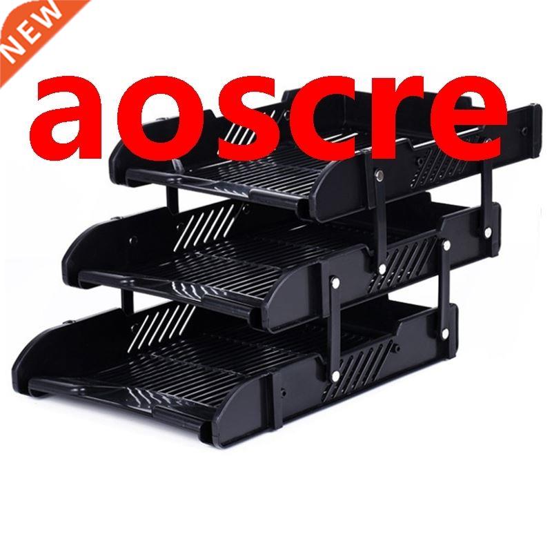 Adjustable  Layers,A4 Document File-Tray Rack File Shelf Fr