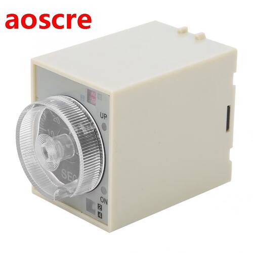 Delay Timer Time Relay Adjustable Knob High Quality PC Shell