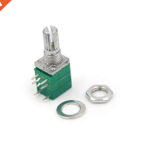 Newest 1pcs 8pin RV097NS Dual Potentiometer B50K With Switch