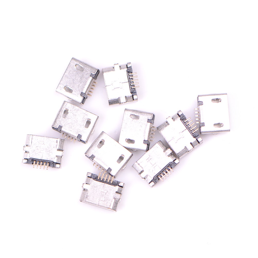 HOT 10pcs G18 Micro USB Type B Female 5Pin SMT Socket Jack