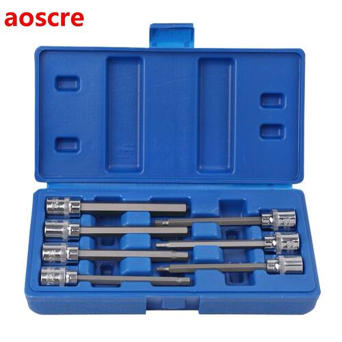 7pcs /8 inch Hexagon Extension Socket Adapter Wrench Spanne