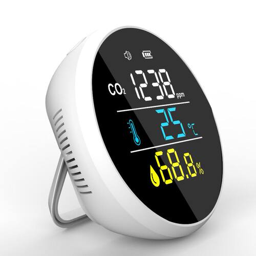 Portable Laser Sensor CO2 Meter 5000ppm Temperature Humidity