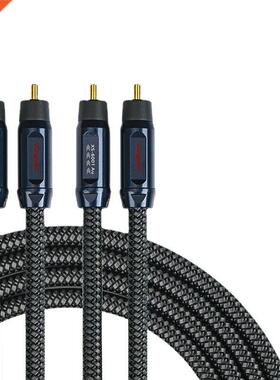 Hi-end RCA Cable Pure Copper Plug for HiFi Audio Syst Ampl