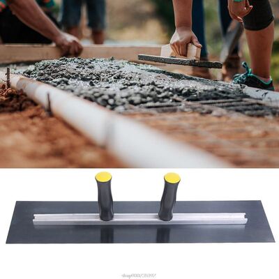 Double Handle Plastering Trowel Claying Knife Hand Wipe Mud