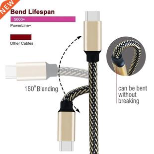 USB-C Type-C Data Sync Charger Charging Cable Cord Nylon Str