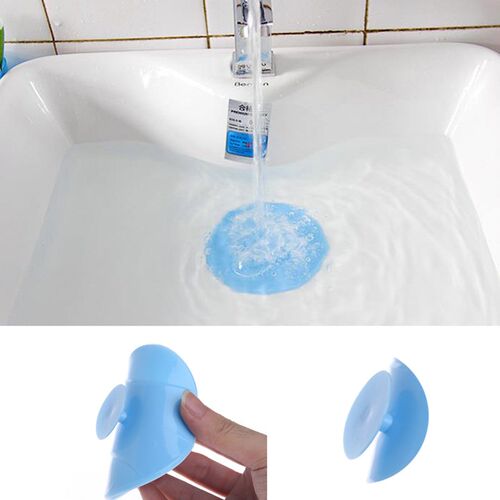HNGCHOIGE PVC Sink Stopper Drain Plug Kitchen Chrome Ring Ba
