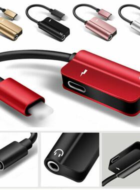 Lightning to 3.5mm 2-in-1 Headphone Audio Adapter for iPhone