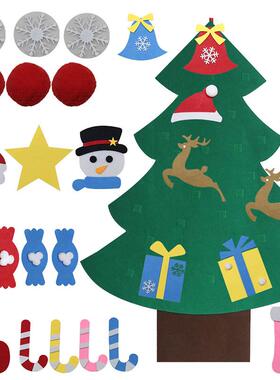 Felt Christmas Tree  Xmas Gifts for Kids Christmas Wall H