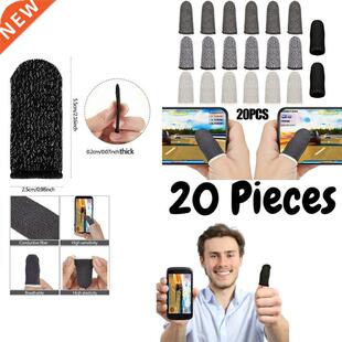 20pcs Phone Game Fnger Sleeve Screen Gamng Controller Touc