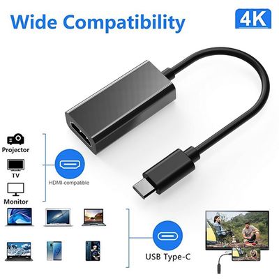 USB Type-C Adapter USB3.1 HDMI Compatible Adapter Male to Fe