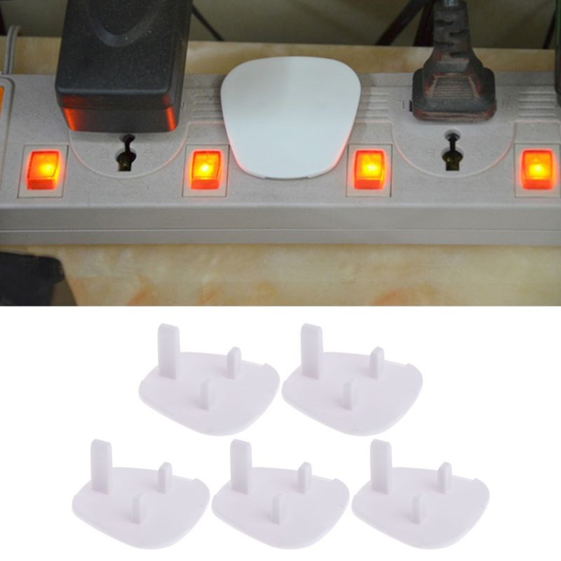 20x UK Power Plug Socket Cover Baby Proof Child Safety Prote