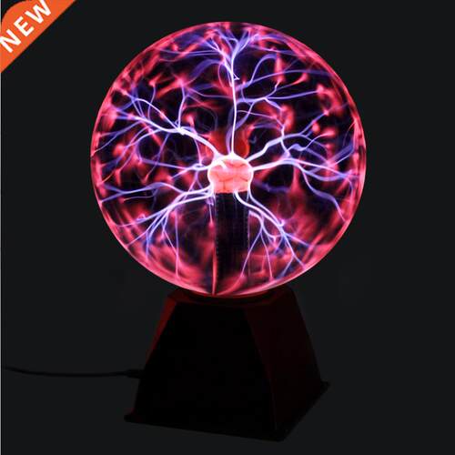 8 Inch Plasma Lamp Globe Static Night Light Touch Sound Se