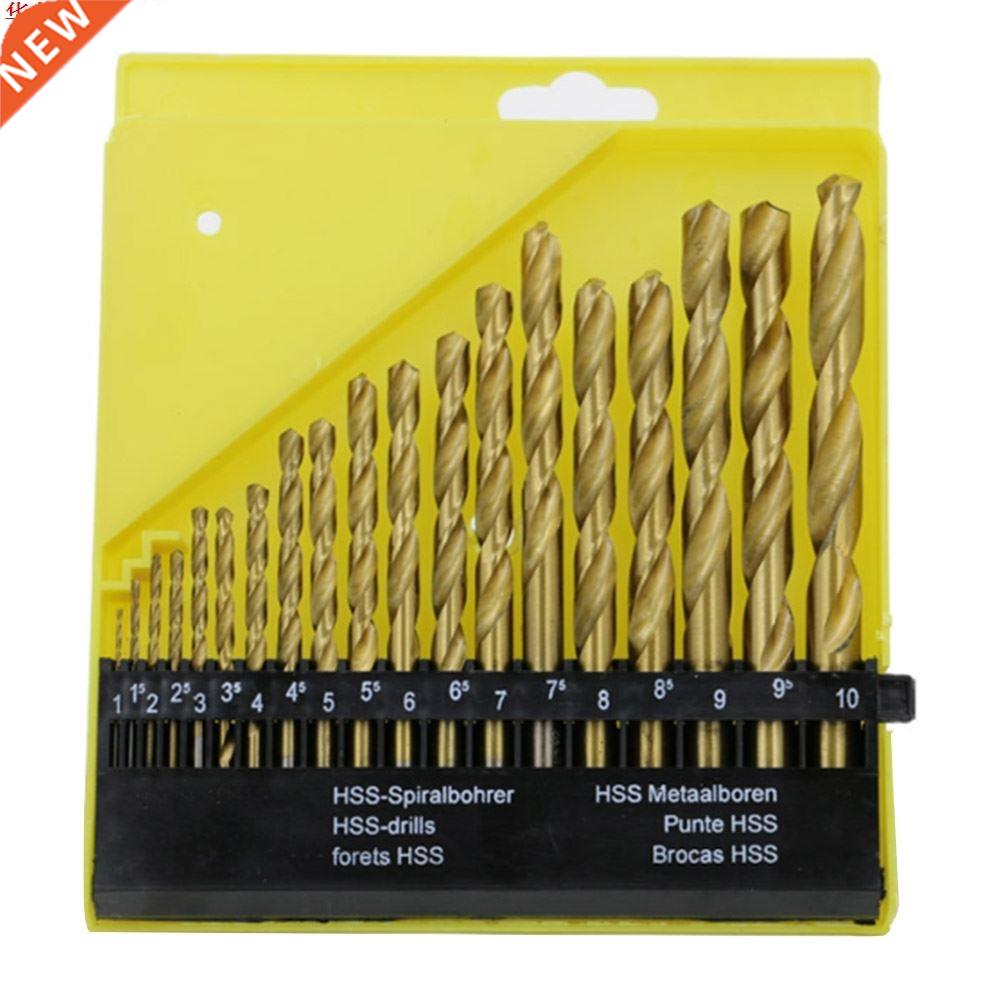 Foret hélicoïdal HSS 19 pièces 1-10mm for
