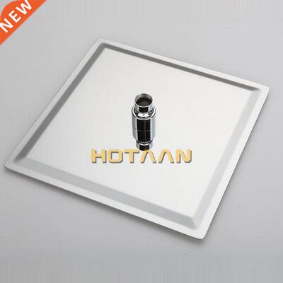 Square Stainless Steel Showerhead Rainfall Shower Chrome Hi