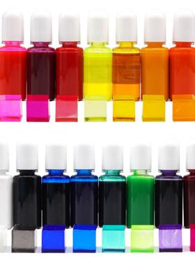 15 Colors Epoxy Pigment UV Resin Coloring e Liquid Coloran