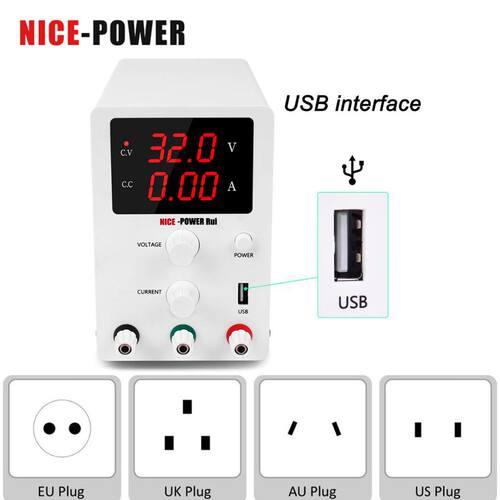New Arrival Digital Bench Regulated Switching DC USB Power