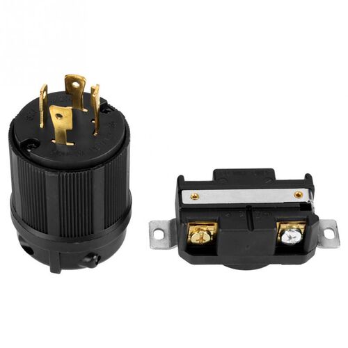 AC 125V-250V 30A 4 Pin NEMA L14-30 Generator RV Plug Socket