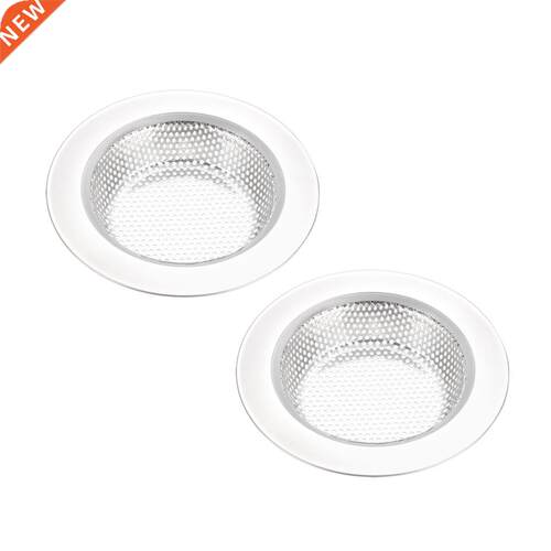 2 Pcs Kitchen Sink Garbage Strainer 3 Inches Stainless Steel