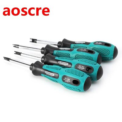 4 Pcs 8cm Long Nonslip Handle Magnetic Spanner Head Screwdri