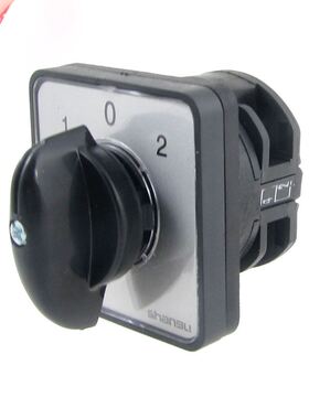 AC 440V 240V 1-0-2 Position Rotary Cam Changeover Switch Bla