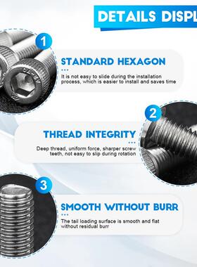 Hexagon Hex bolt set allen head screw kit m2 m2.5 m3 m4 m5